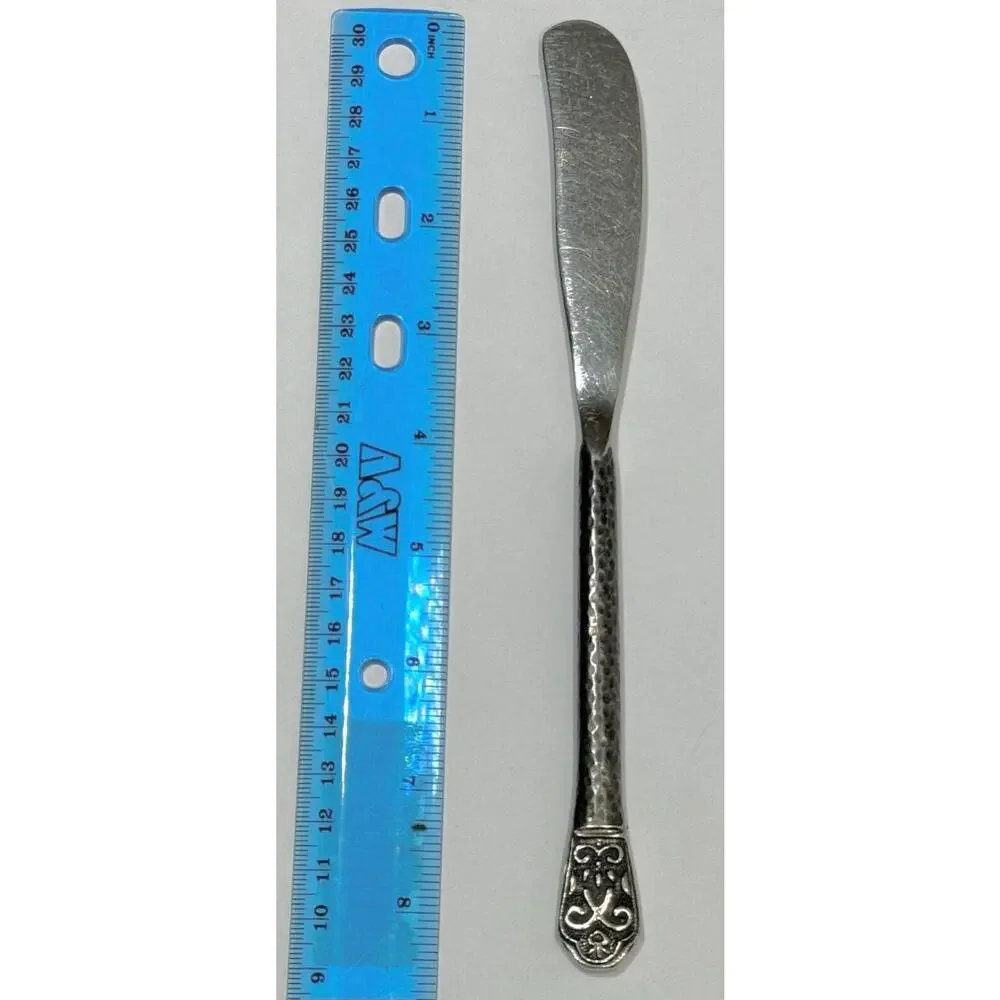 Gourmet Settings GS 18/10 AVALON Barcelona Hammered BUTTER SERVING KNIFE